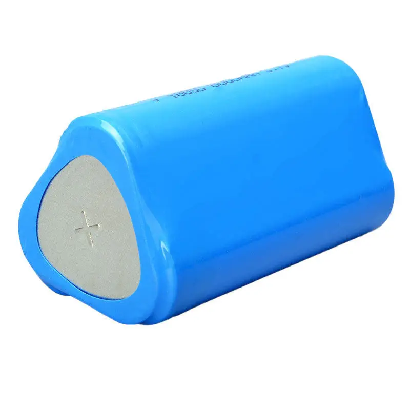 .。for Three 18650 parallel battery pack triangular lithium battery 3.7V 4.2V rechargeable T40 fishing light.。