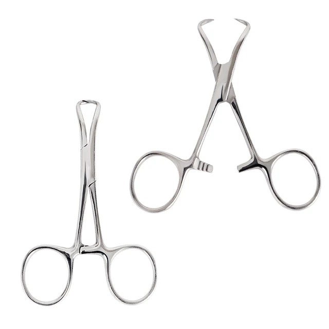 1pc dentystyczna tkanina chirurgiczna zacisk do ręczników kleszcze 90mm tkanina medyczna ze stali nierdzewnej szczypce instrumenty ortopedyczne narzędzie