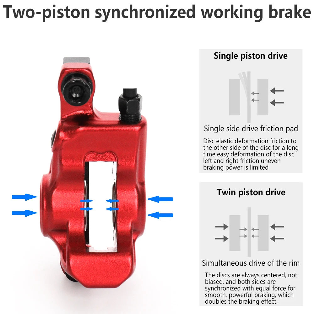 ZOOM HB875 MTB Bike Hydraulic Disc Brake Left Front Right Rear Oil Pressure Caliper Brake for Mountain Bike Cycling Parts