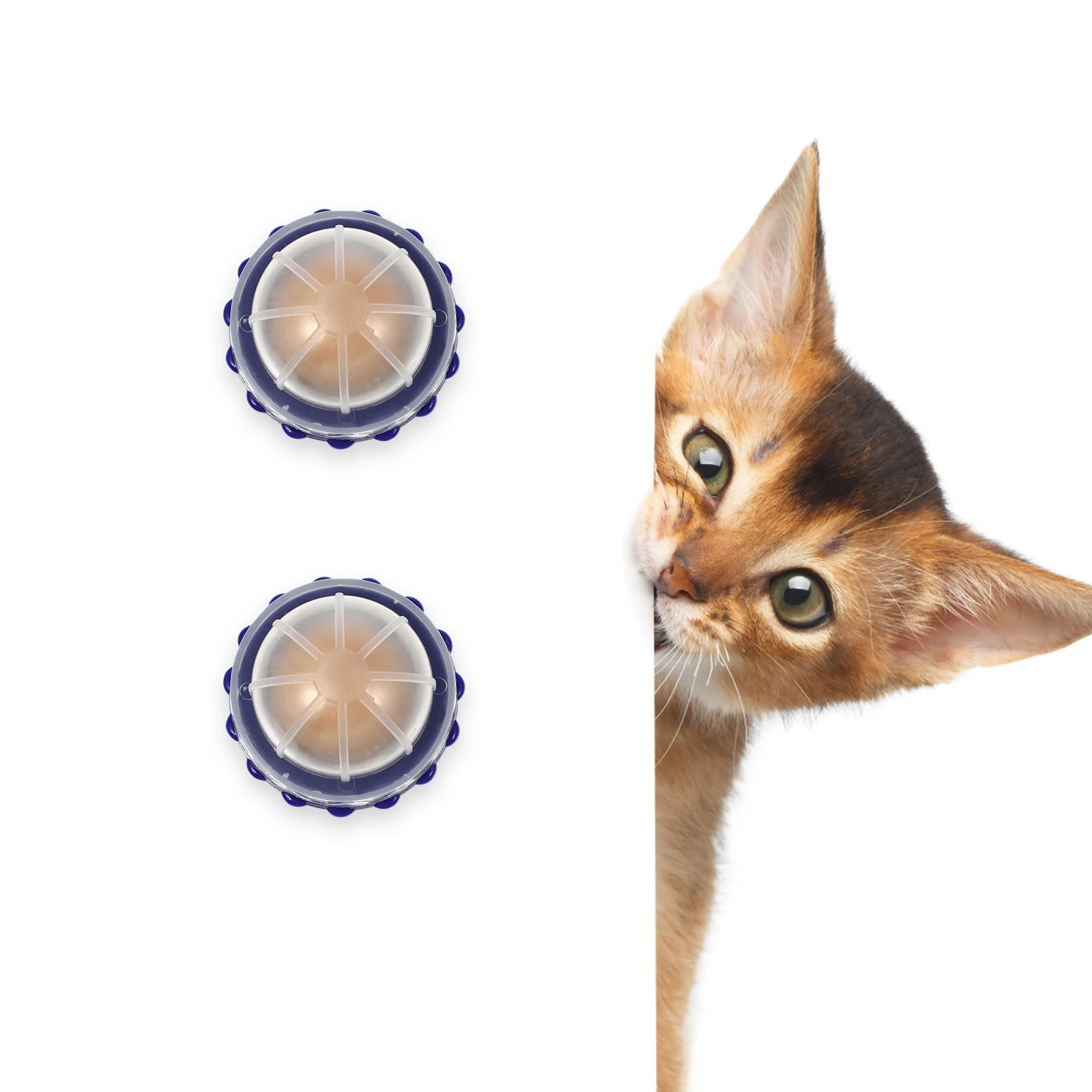 

4Pcs Catnip Candy Ball Healthy Snacks Nutrition Feline Treats Licking Toys