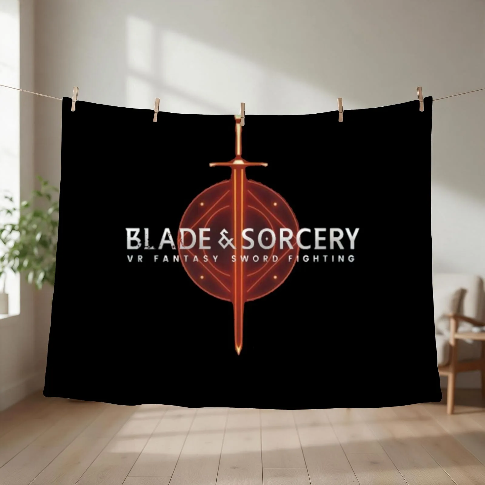 Blade And Sorcery Throw Blanket Soft Beds heavy to sleep Travel Blankets Sofas Of Decoration Blankets