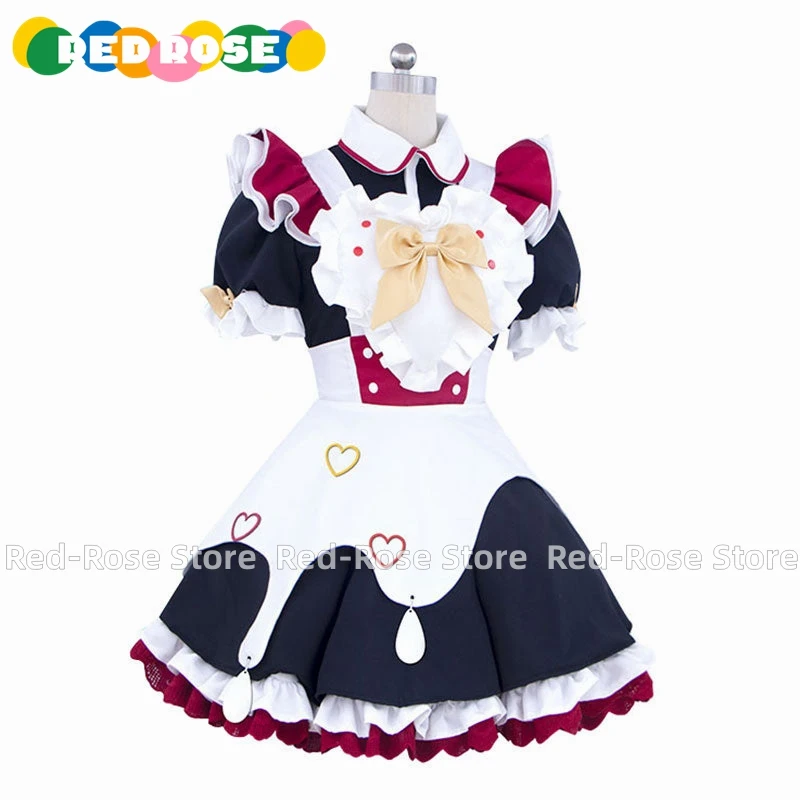 Needy Streamer Overload Ame-Chan Maid Dress Cosplay Costume Any Size