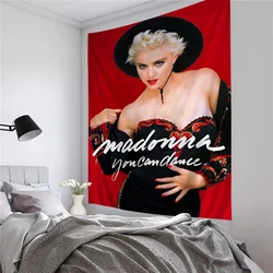 Madonna Music Sexy Singer Hanging Bohemian Tapestry Bohemian Wall Tapestries Mandala Kawaii Room Decor