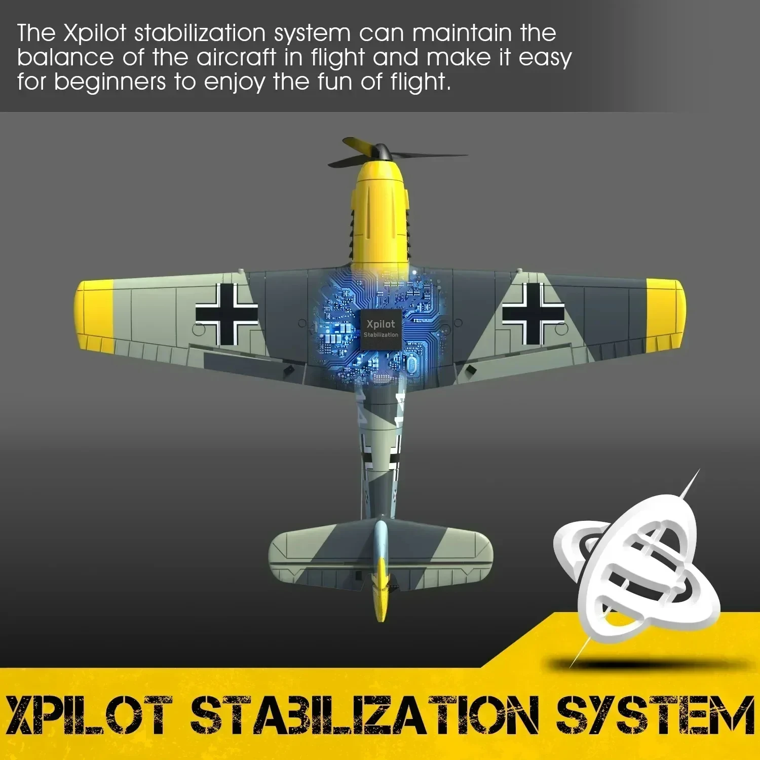 Volantexrc Afstandsbediening Vliegtuig Bf109 2.4Ghz 4ch 400Mm Spanwijdte Een Sleutel U-Turn Aerobatic Rc Vliegtuig Model Verzamelen Speelgoed Cadeau