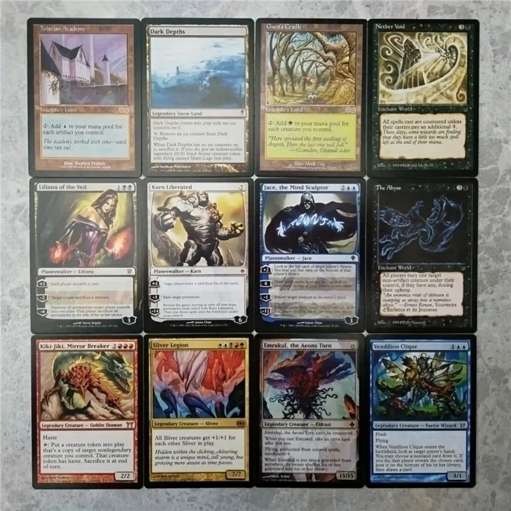 108 قطعة من بطاقات ماجيك ذا جاذرينج ذات النواة السوداء P9، بطاقات دوال لاند فيتش لاند شوك لاندز، بطاقات بديلة