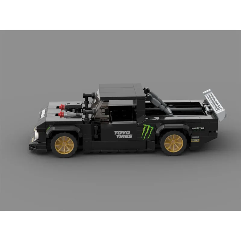 MOC-98040New clássico icônico esportes carro de corrida bloco de construção modelo 304 peças, meninos e crianças aniversário bloco de construção brinquedo presente