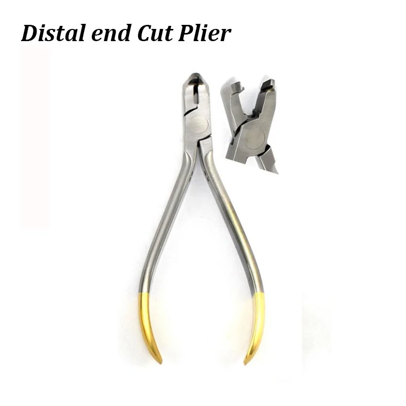 Dentist Pliers Distal End Cutter Dental Filaments Tungsten Carbide Inserts Jaws Arch Cutting Orthodontic Instruments