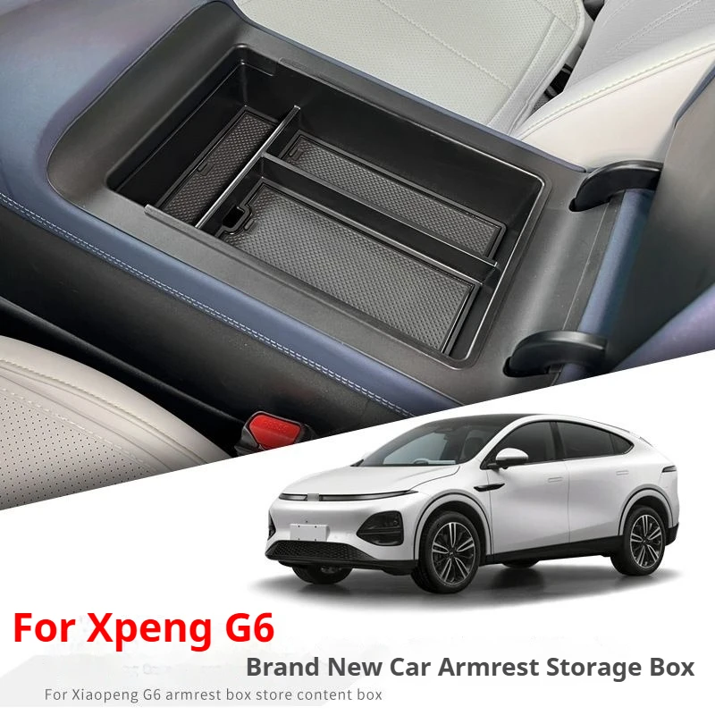 

Car Armrest Storage Box For Xpeng G6 2023 2024 2025 Organizer Central Console Storage Box Container Tray Interior Car Accessorie