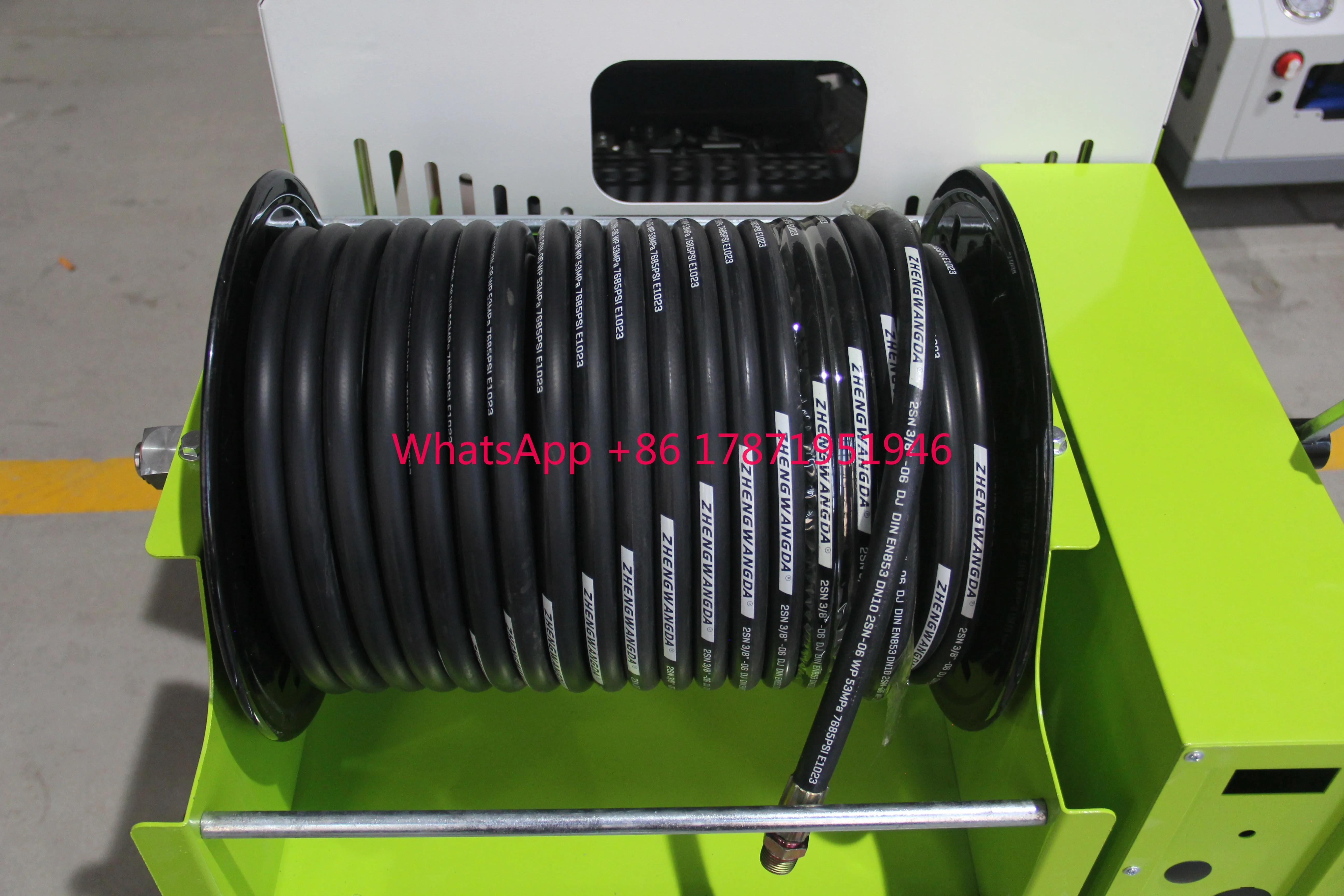 RCQ 37HP gasoline engine 4350psi 100m Sewer jetting Hose wifi Remote Control Truck Mount drain Sewer Cleaning Machine