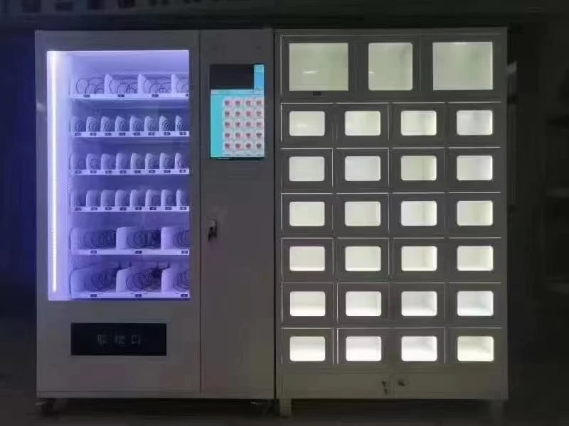 Self Service Healthy Product Cosmetics With Multimedia Automatic 19" Lcd Wear Advertising Touch Screen Vending Machine