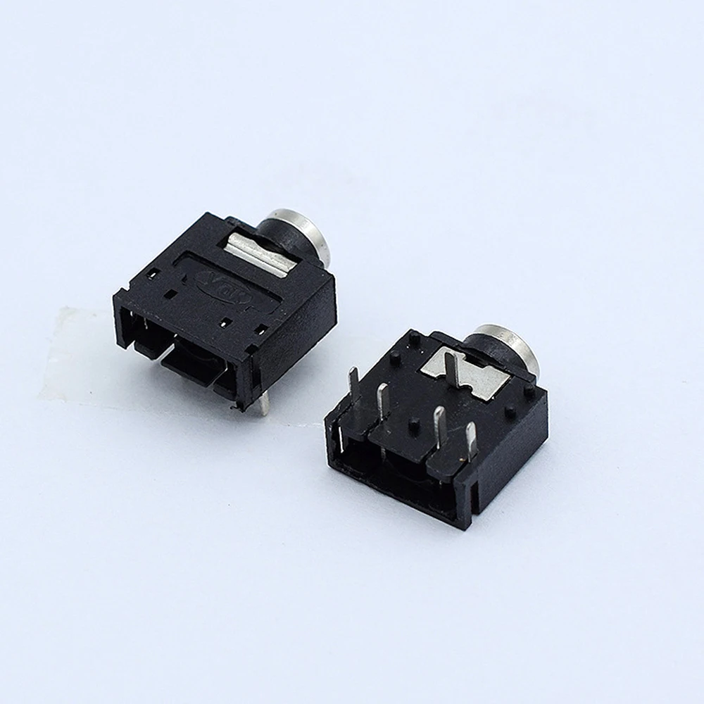 Off Headphone Socket PJ3507 Audio socket pj3F075P Single Row Double Row Headphone socket with switch