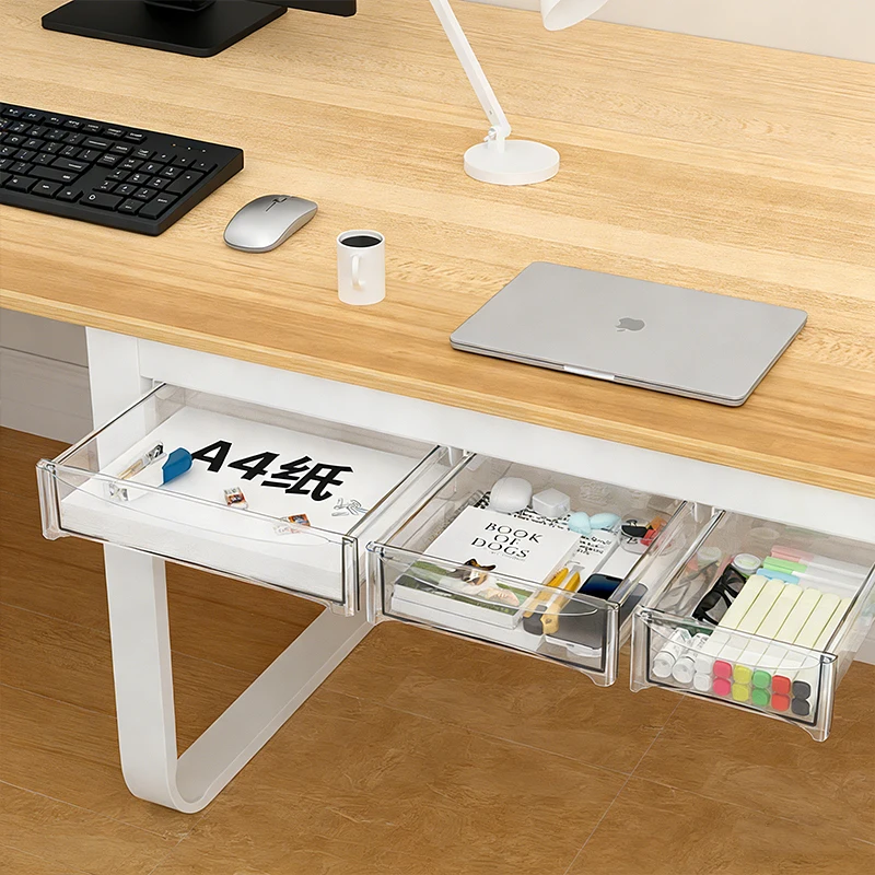 

Невероятное решение для под столом | Невидимый, многофункциональный ящик-органайзер с большой емкостью для хранения