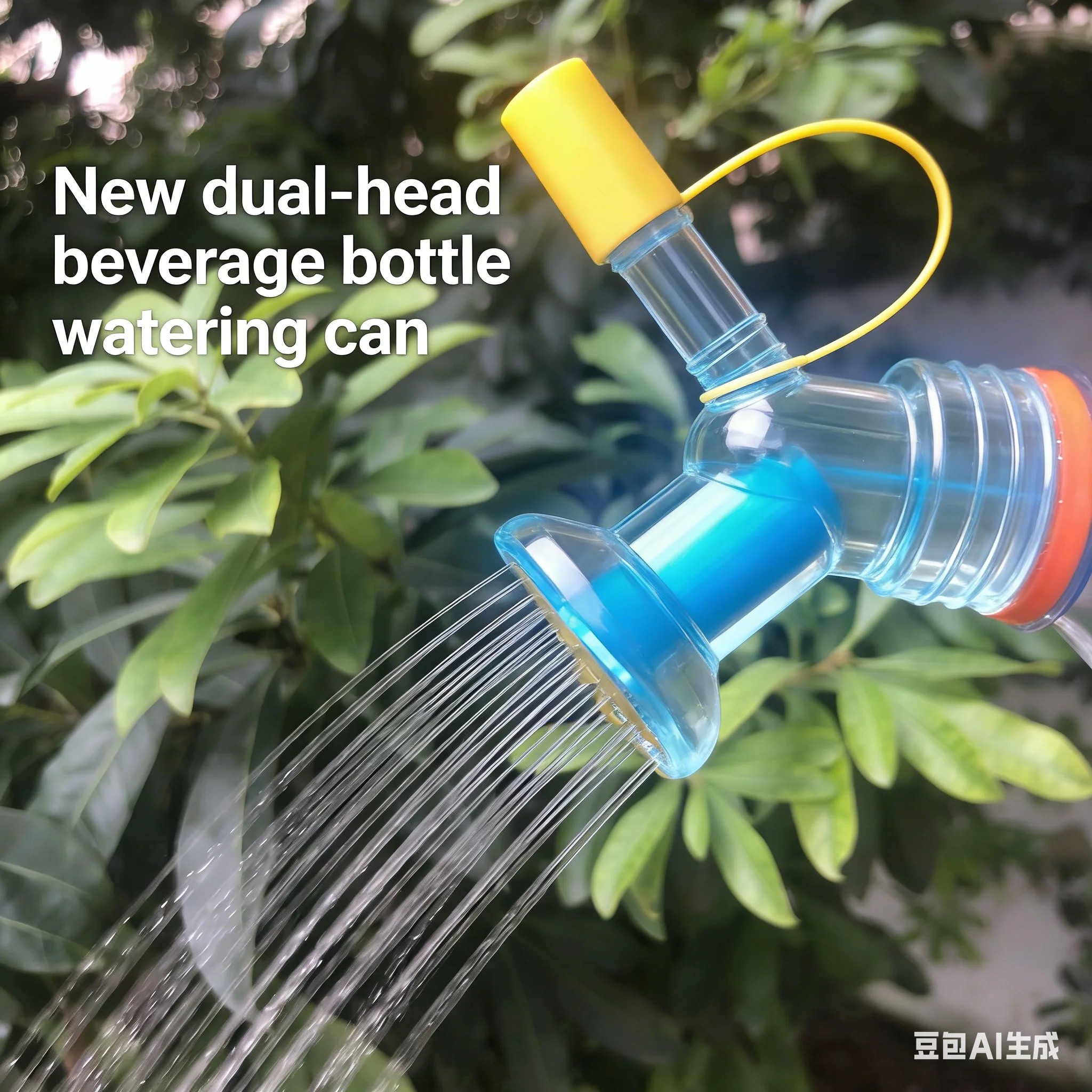Beverage Bottle Watering Sprinkler, Dual-Mode Garden Watering Tool