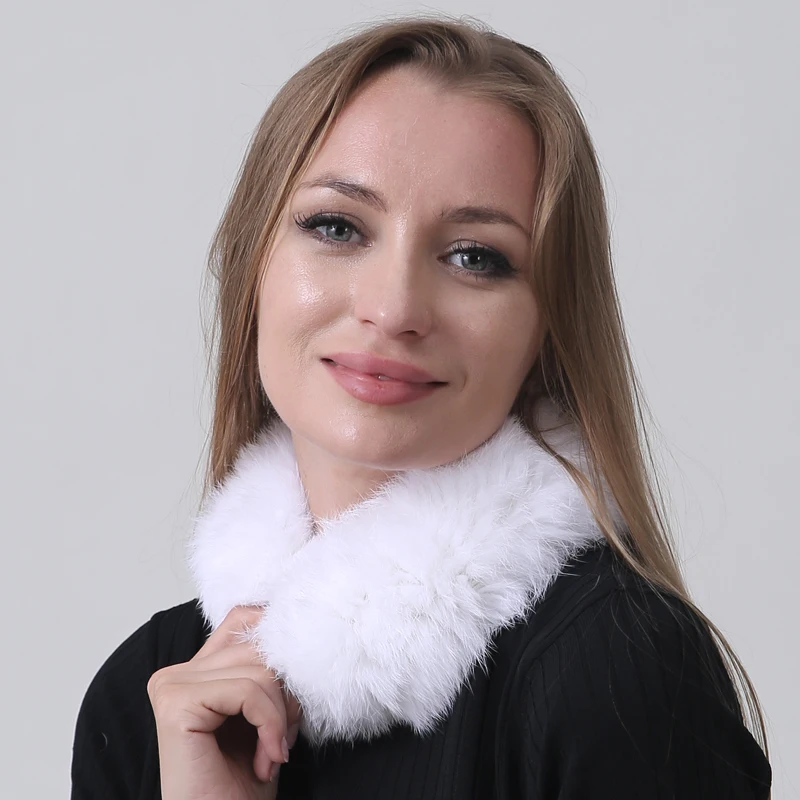 

Real Rabbit Fur Top Hat for Women Fluffy Empty Crown Design with Elastic Band, Warm Winter Fashion Hat