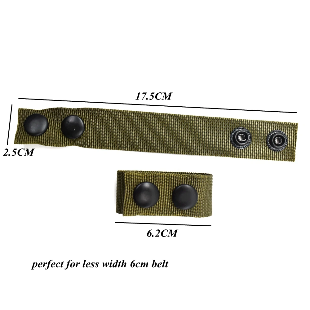 4 szt./opakowanie pas taktyczny klamra pas nylonowy z podwójnymi zatrzaskami przenośny pasek do mocowania pasa policyjnego