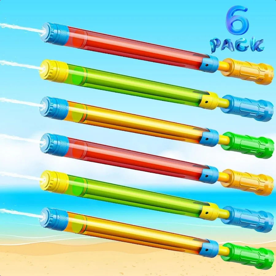 

LQYoyz Water Soaker Blaster 16.5'' Bulk Squirt Gun for Adults Water Game Fighting Toys for Summer Swimming Pool Beach Outdoor A