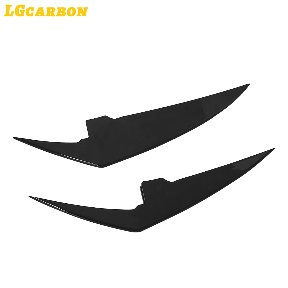 LGcarbon Plastic Material Front Bumper Flag Splitter For BMW 3 Series G20 G21 LCI M Sport 2023+