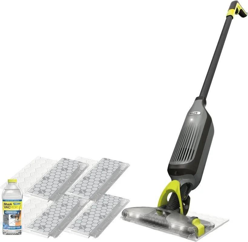 

Shark VACMOP Pro Cordless Hard Floor Vacuum Mop with On-Demand Spray and Headlights, Charcoal Gray, VM252