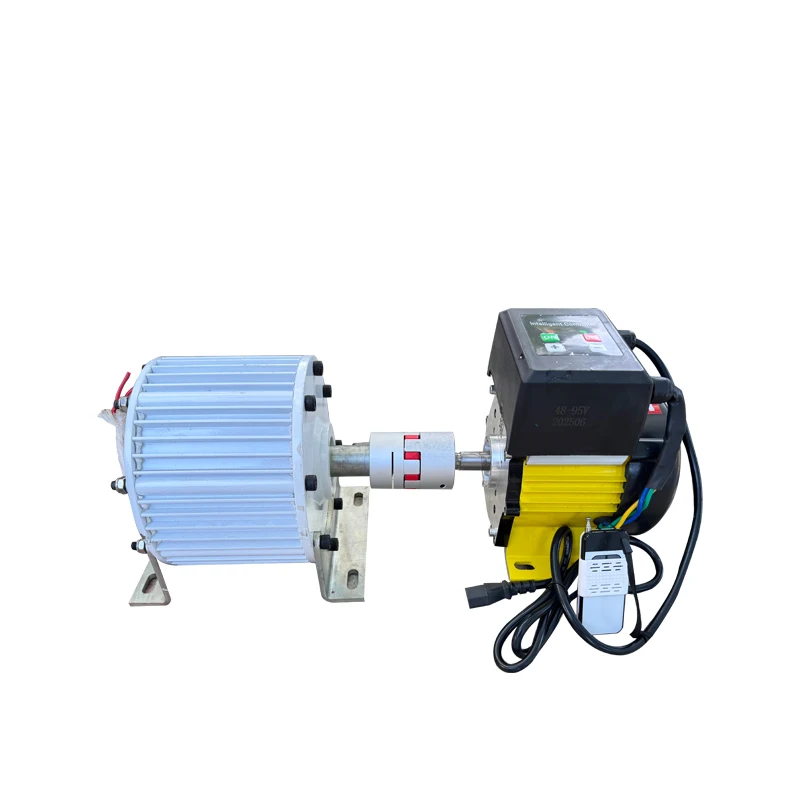 5KW 10KW 20KW 30KW 12 V-400 V Magnetische Power Generator Systeem Lage RPM Geluidsarme Gratis energie Generator Voor Waterturbine - afbeelding 2