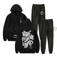 Omori Newo Hoodie Jogger Pants Two Piece Set Sweatshirts+Sweatpants Cosplay Merch Funny Clothes Women Men's Set