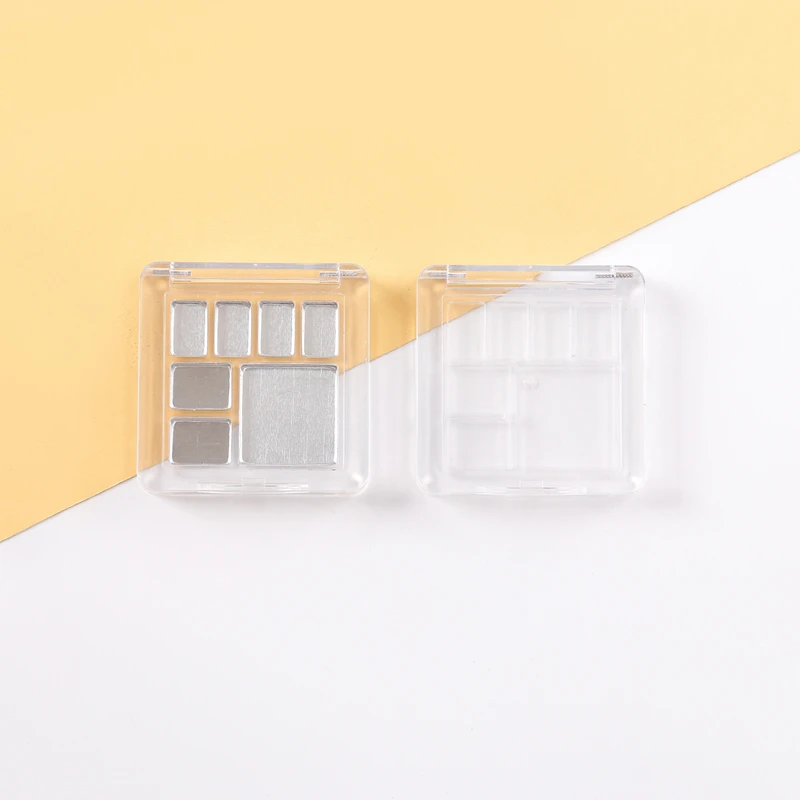 100 szt. Pojemników do przechowywania kosmetyków do makijażu oczu dla kobiet, dziewcząt, początkujących, do samodzielnego układania paletki cieni do powiek.