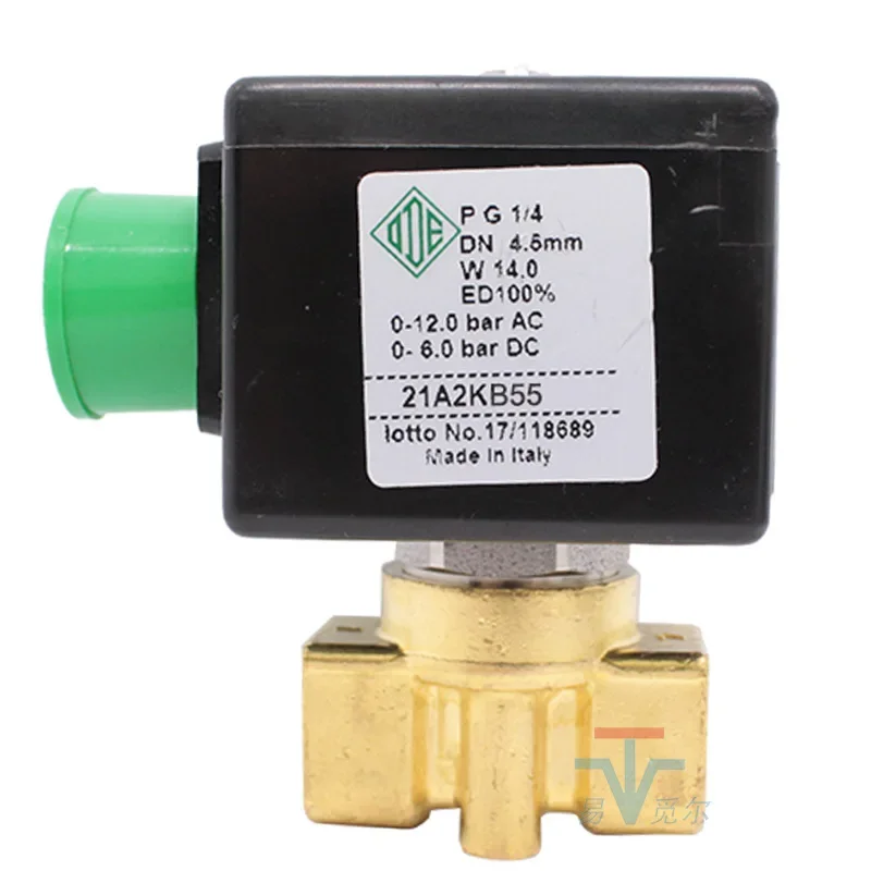 

Электромагнитный клапан 21a2kb55 12 В 24 В Импортная латунь Двухходовой электромагнитный клапан прямого действия 2 точки