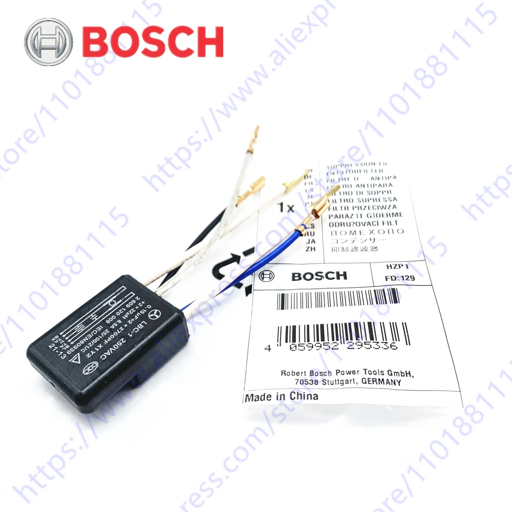 Suppression Filter for BOSCH GWS850C GWS780C GWS8-115C GWS8-100C GWS8-125C GWS8-100CE GWS8-125CE GWS850CE PWS2000 GEX150TURBO