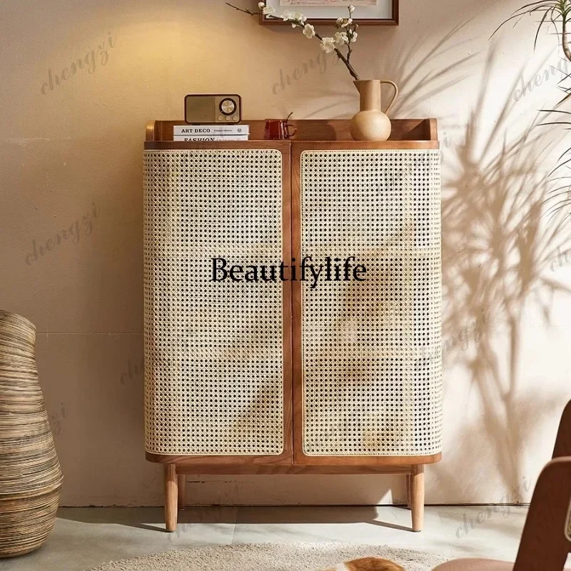 Two Doors Cupboard Shoe Cabinet Wooden Nordic Space Saving Storage Shoe Rack Salon Display Armoire Chaussures Furniture