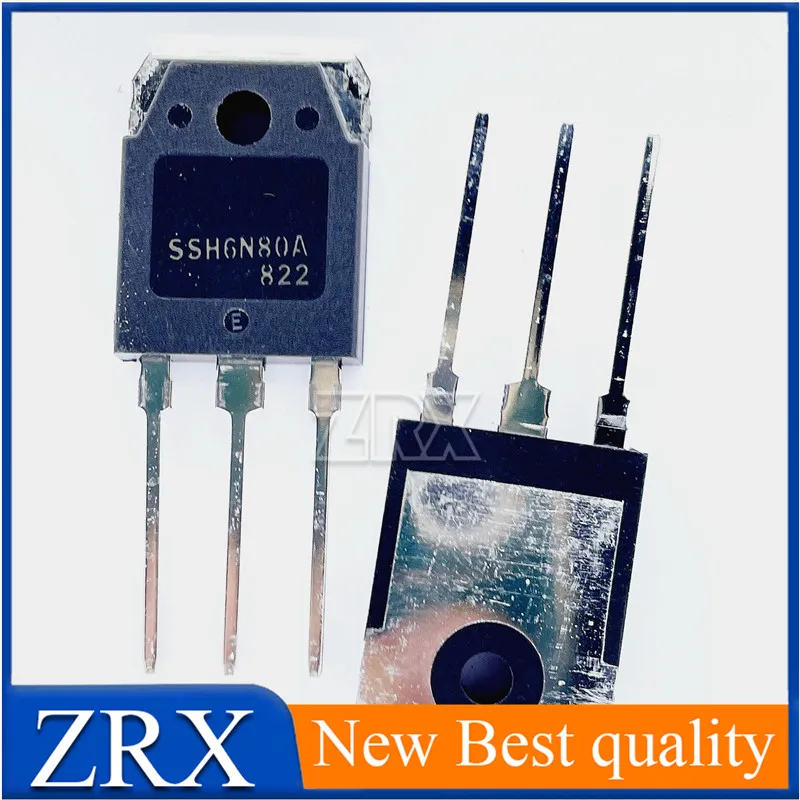 5Pcs/Lot SSH6N80A SSH6N80 imported sec MOSFET 6A800V triode to-3p