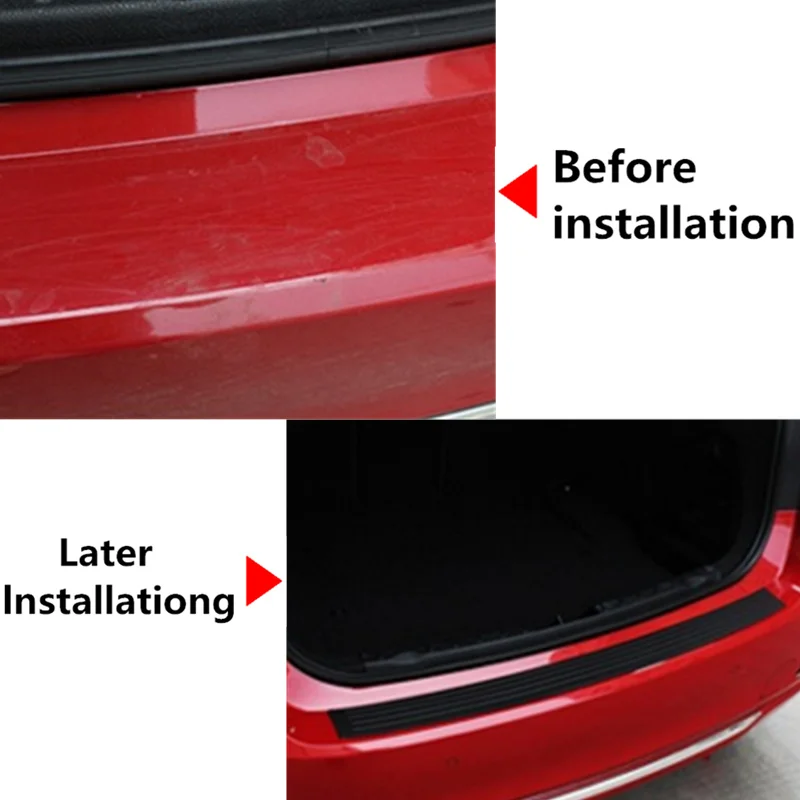 Car Rubber Rear Guard Bumper Protector for Dodge Journey Juvc Charger Challenger Shadow Durango Cbliber Sxt Dart