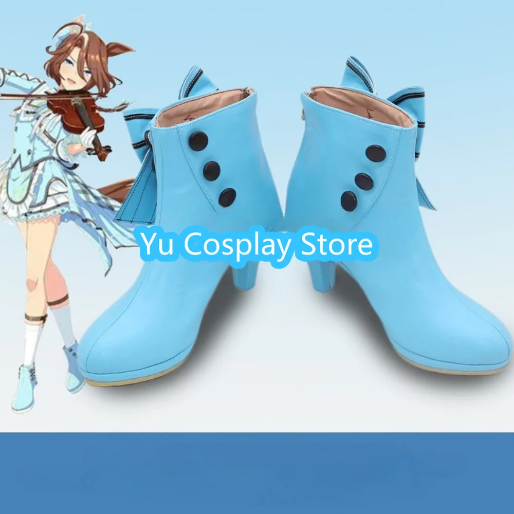 Uma Musume Pretty Derby Daring Tact Cosplay Shoes Training Running Leather Footwear