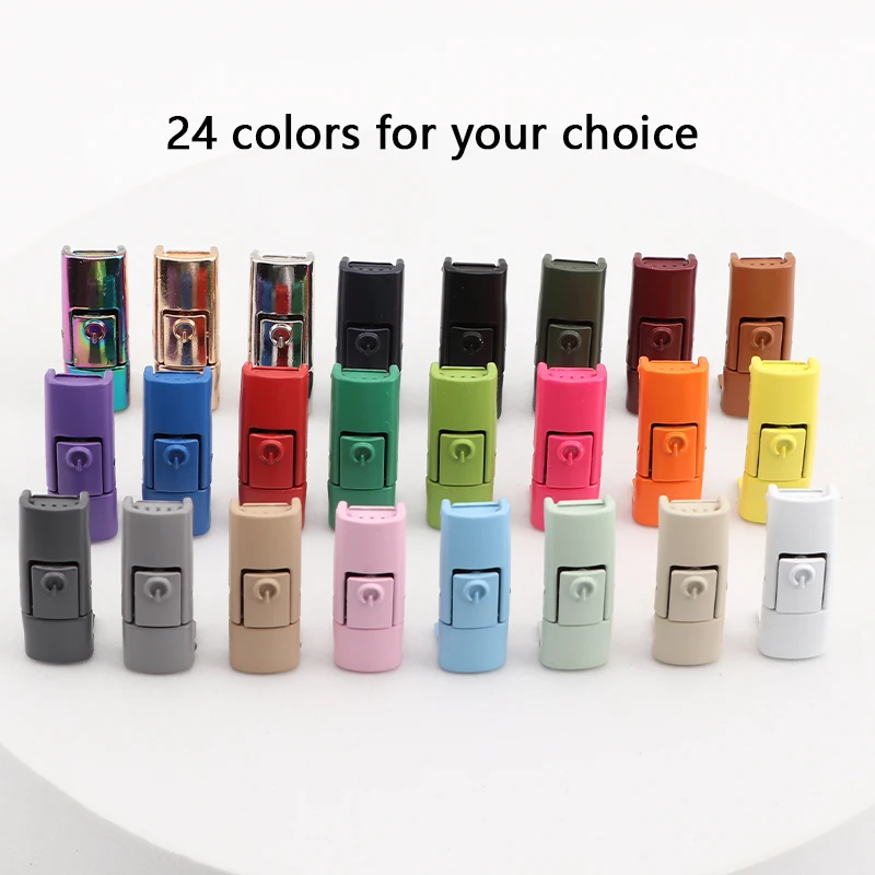 10 قطعة مشبك رباط الحذاء المعدني الملون الصحافة مشبك أربطة الحذاء الصحافة قفل إكسسوارات أحذية AF1 أحذية رياضية أطقم الأربطة المعدنية تلميح