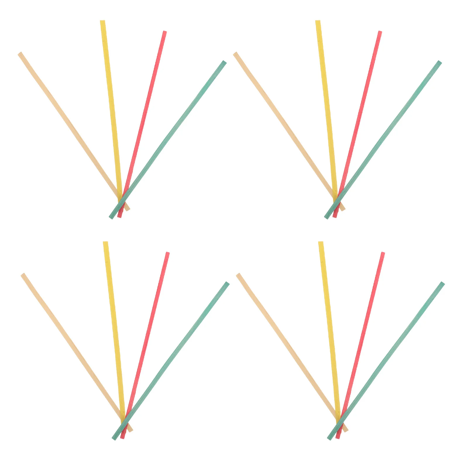 

80pcs Colored Bamboo Strips 11.79X0.31" Flat Cane Webbing For Diy Basket Weaving Repair Furniture Craft Supplies Handicrafts