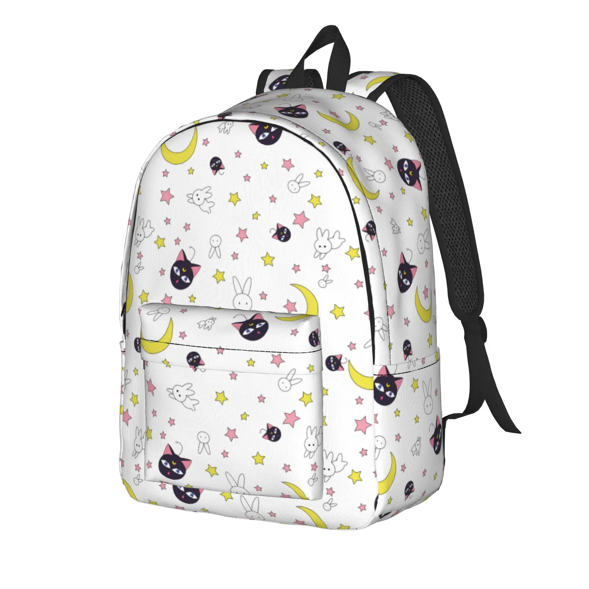 Sailors Moons Anime Backpack for Men Women Fashion High School Business Daypack  College Canvas Bags with Pocket