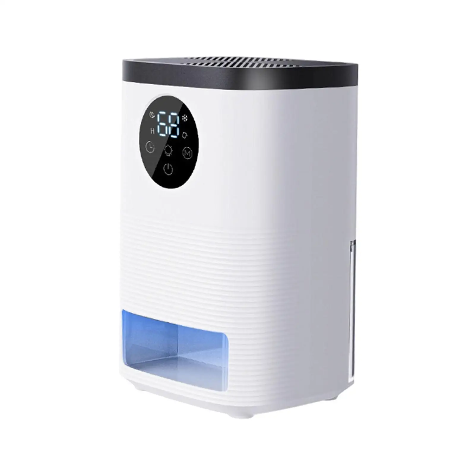 مزيل رطوبة الهواء المحمول 1400 مل وإضاءة ليلية لخزانة غرفة نوم الحمام