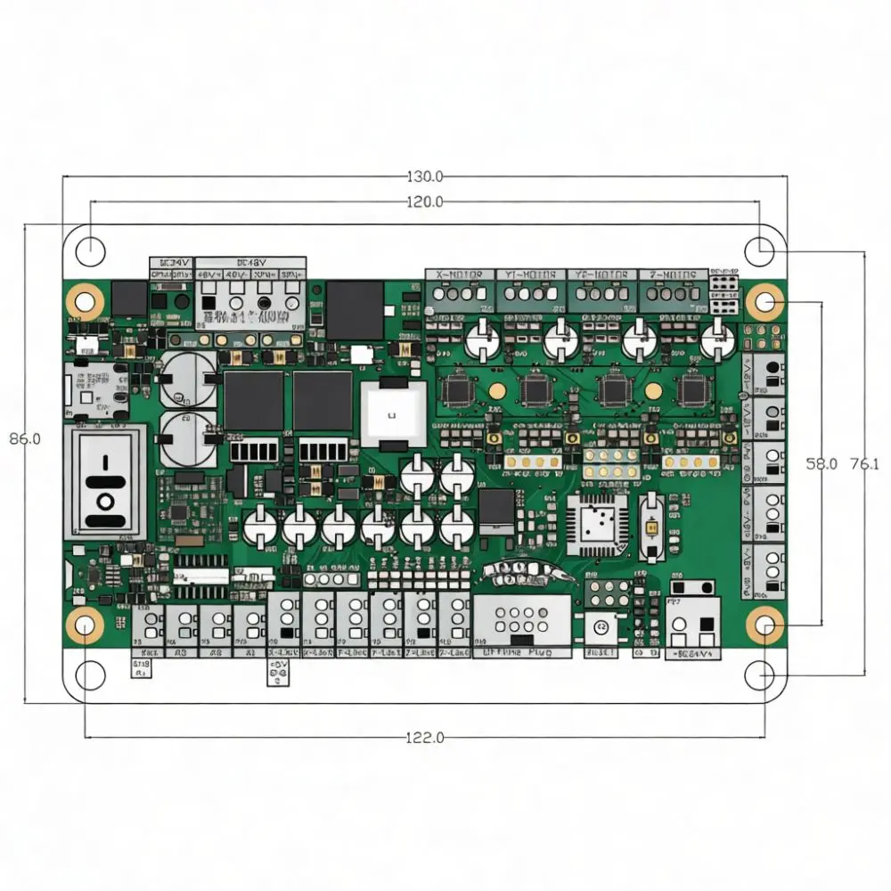 Computer Numerical Control Board For Annoytools GRBL 3 Axis Module Laser Router Engraving Machine USB Offline DIY