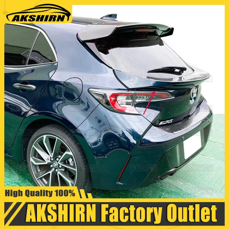 Car Rear Spoiler Wing Lip Extension For Toyota Corolla 5 Door Hatchback 2019-2022 Rear Trunk Tailgate Mid Spoiler Wing Lip