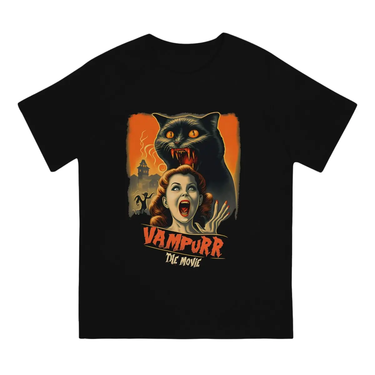 Vampurr The Movie T Shirts Men Cotton Fashion T-Shirt Crew Neck The Return Of Vampurr Tee Shirt Short Sleeve Tops Graphic