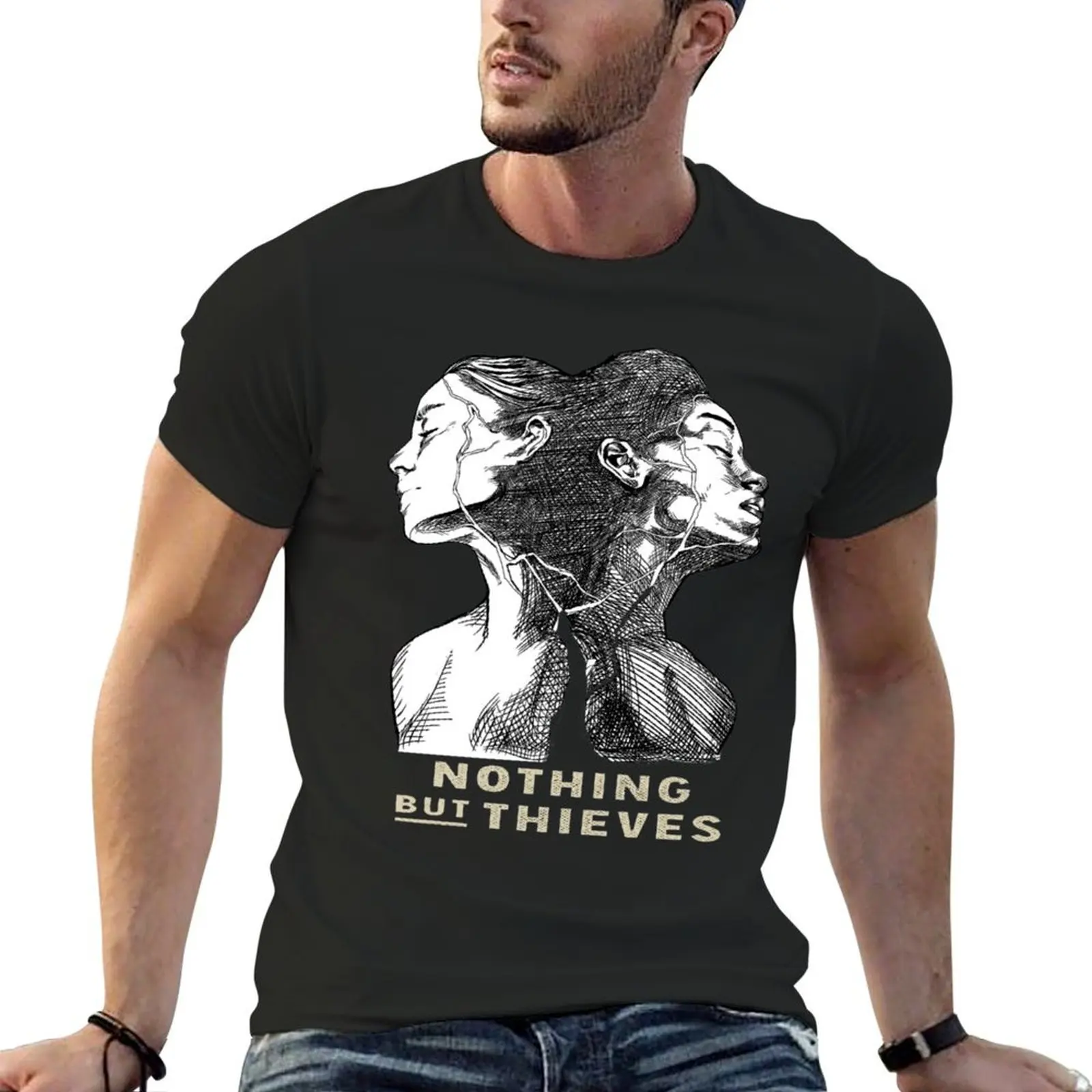 

nothing but thieves T-Shirt baggy shirts customs mens t shirt graphic