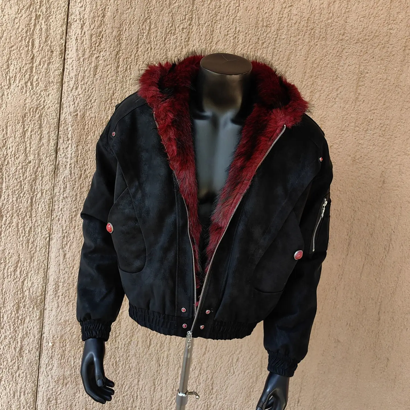 アメリカンレトロフード付きマウンテンカービングコート綿ジャケットメンズ冬厚手暖かいアメリカンファーカラー綿ジャケット