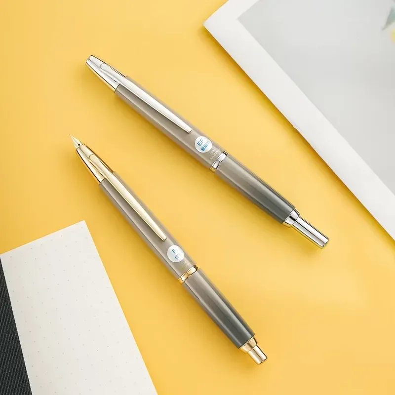 Japan NAGASAWA Limited Edition Capless Fountain Pen with 18K Gold Nib Gradation Gradient Design Kobe Style Luxury Writing
