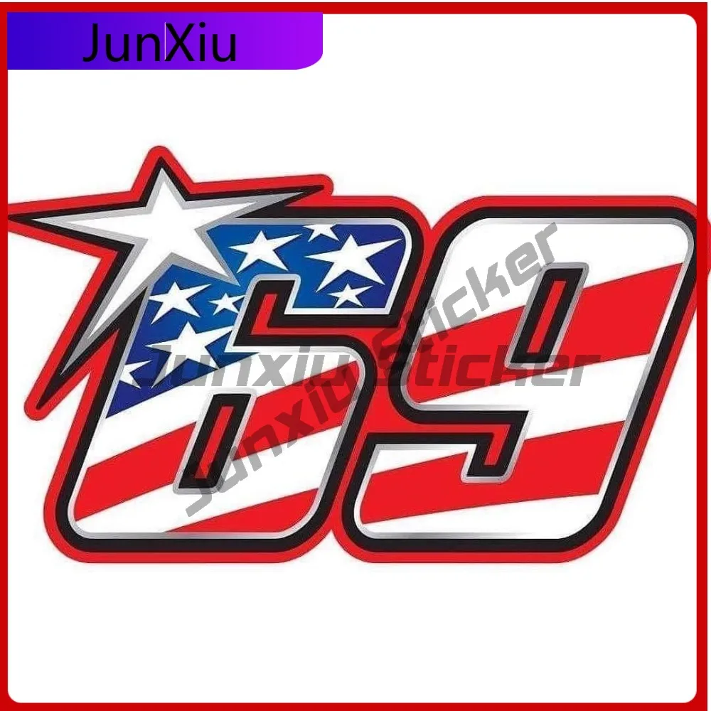 

Moto 69 Sticker Waterproof Scratch-proof Exterior Truck Camper Decals And Graphics Adventure Motorcycle Stickers Bumper Sticker