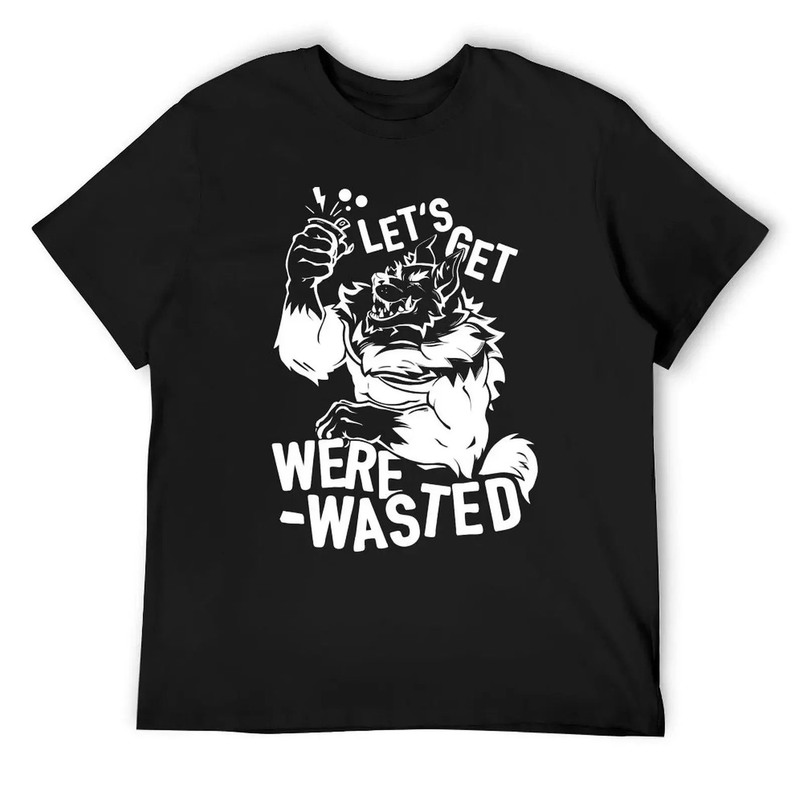 

Let's get Were-Wasted T-Shirt aesthetic clothes street wear oversizeds funny t shirts for men