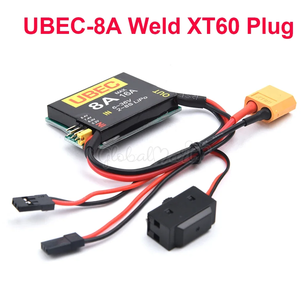 NEW 2S-6S 6-36V UBEC 8A BEC & DUAL UBEC 8A+4A 5.2/6.0/7.4V/8.4V Servo Separate Power Supply RC Car Fix-Wing Airplane Robot Arm