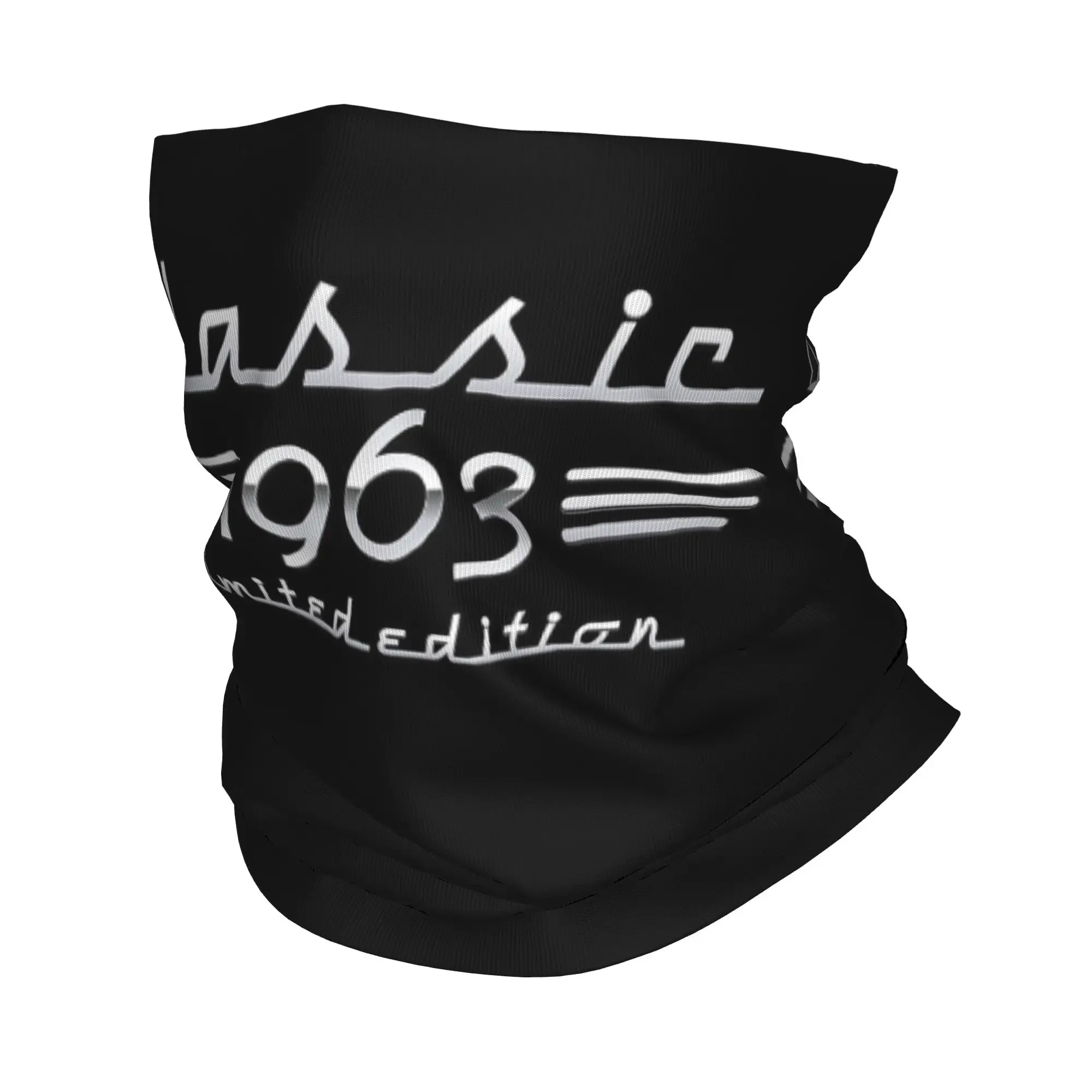 New Classic 1963 Limited Edition Bandana Neck Cover Balaclavas Wrap Scarf Print Gift 63rd Birthday Headwear Multi-use Outdoor Ad