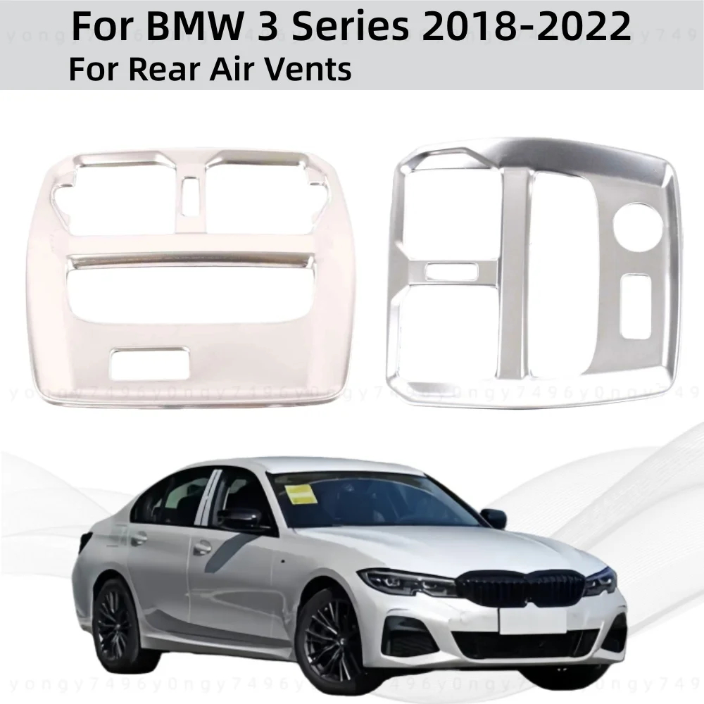 

Car Upgrade Silver Short Shaft And Long Shaft For Rear Air Vents For BMW 3 Series 2018-2022 Modification Decoration Accessories