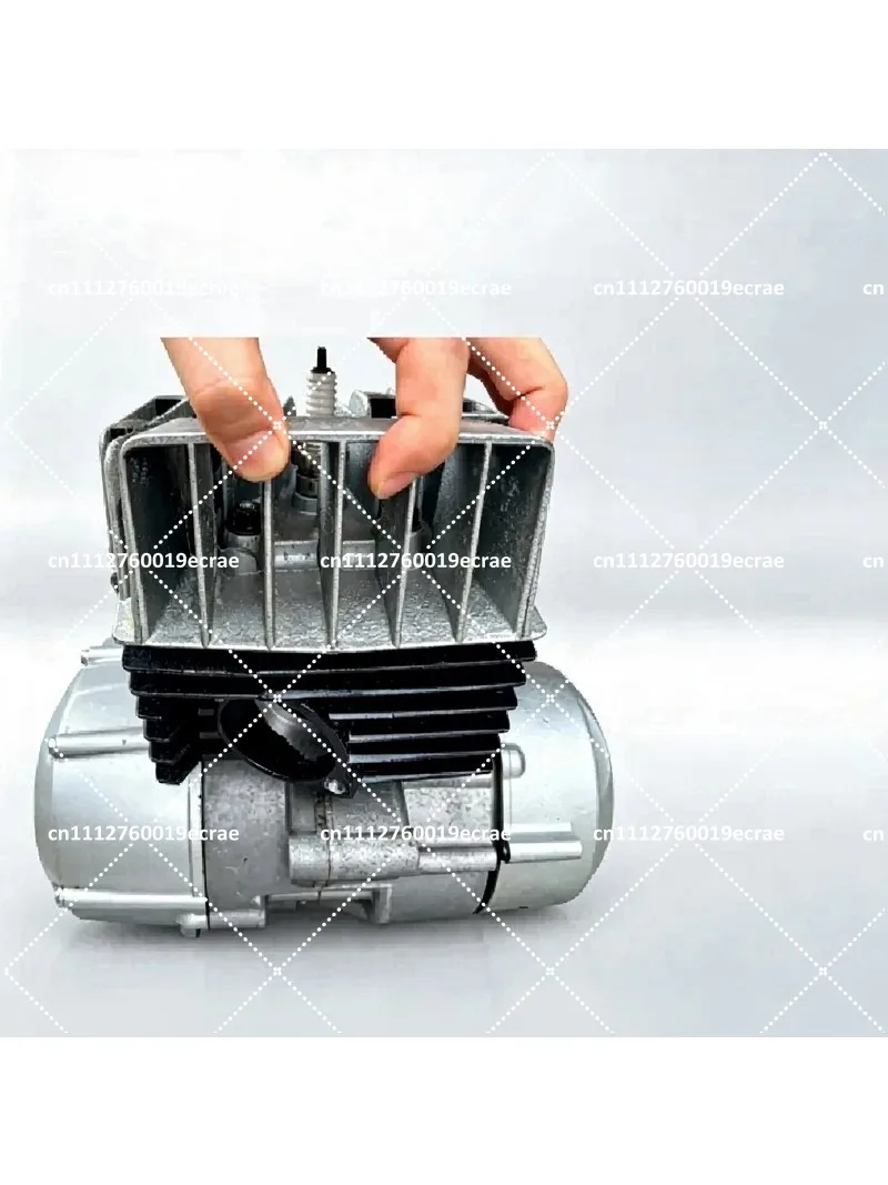 Motorcycle Engine Assembly for AX100 Two-Stroke Motor, Used with Minor Oxidation