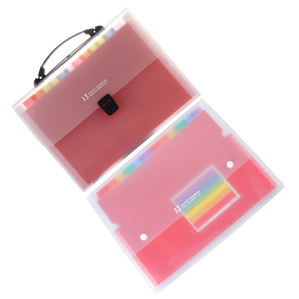 

2 Pcs File Bag Set Dignified Folder Expanding Organizer Organizers Accordion Pp Holder