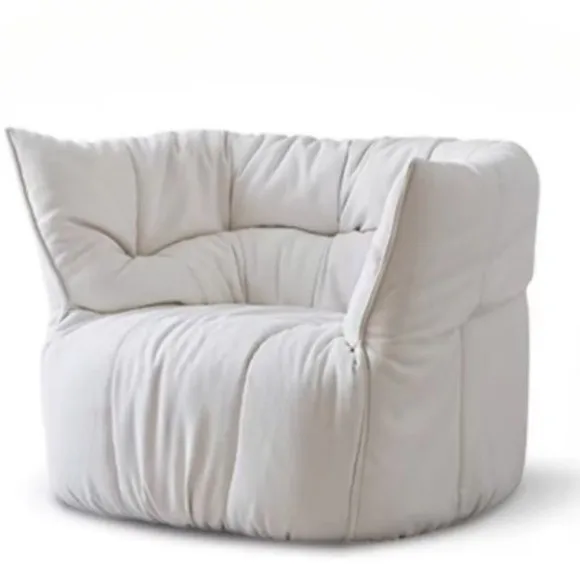 Briquandine Bedroom Living Room Soft Comfortable Lazy Sofa Chair Modern Fabric Leisure Chair Bean Bag Sofa