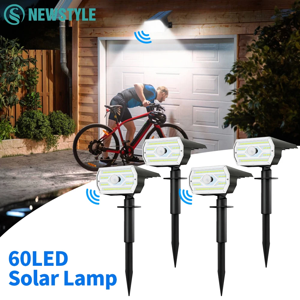 4-個のソーラースポットライトモーションセンサー付き屋外防水-56-60led-ソーラー風景スポットライト-3-モード壁ランプ庭私道